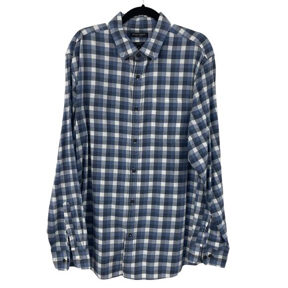 Banana Republic Slim Fit Luxe Flannel Long Sleeve Button Down Men’s XL - Picture 1 of 6